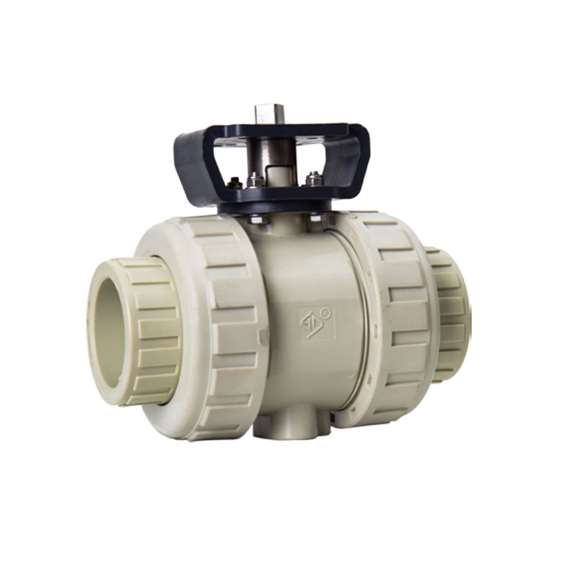 True Union Ball Valve Untuk Automasi UPVC